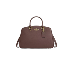 196395776849 COACH 蔻驰  SAVANNAH CARRYALL系列皮质手提斜挎戴妃包【35.5cm(长)x22.5cm(高)x12.5cm(宽)】