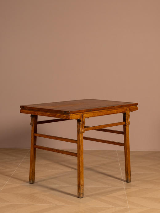 清	黄花梨插肩榫展腿平头案 商品图2