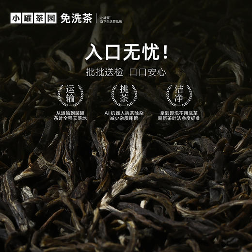 [4口味任选]小罐茶园 金标系列金骏眉茶/茉莉花茶/大红袍茶/白毫银针  升级版 【现货】 商品图12