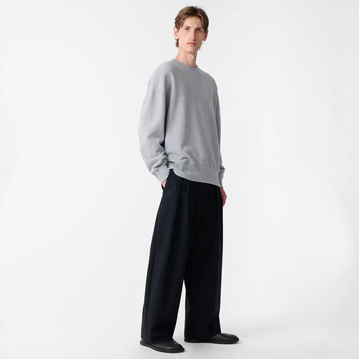 STUDIO NICHOLSON X BEAMS PLUS 联名款羊毛宽松廓形双摺长裤 商品图2