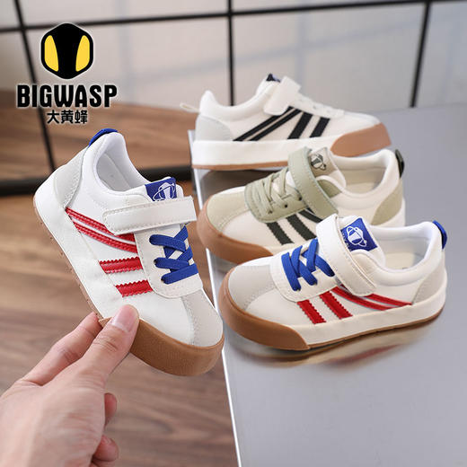 大黄蜂合集童鞋儿童板鞋秋季皮面防水男女童运动鞋鞋潮童休闲鞋25-38 商品图11