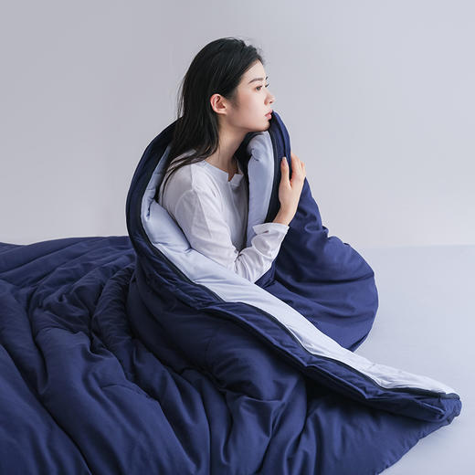 【免套被套 可机洗】深睡pro吸湿控温子母被 四季可用可机洗子母被被芯 商品图5