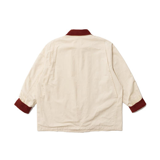 U17 翻领撞色四袋外套 米色 商品图1