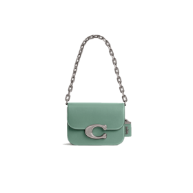 196395436590 COACH 【七夕礼物】蔻驰 IDOL系列休闲单肩链带小方包【21cm(长)x16cm(高)x8.5cm(宽)】