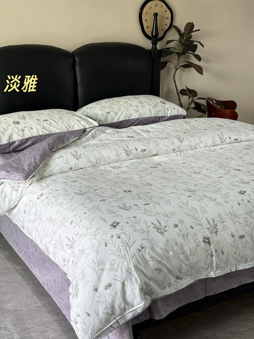 2025秋新款！40支全棉印花四件套 舒适淡雅精梳纯棉床上四件套 四季可用 商品图7