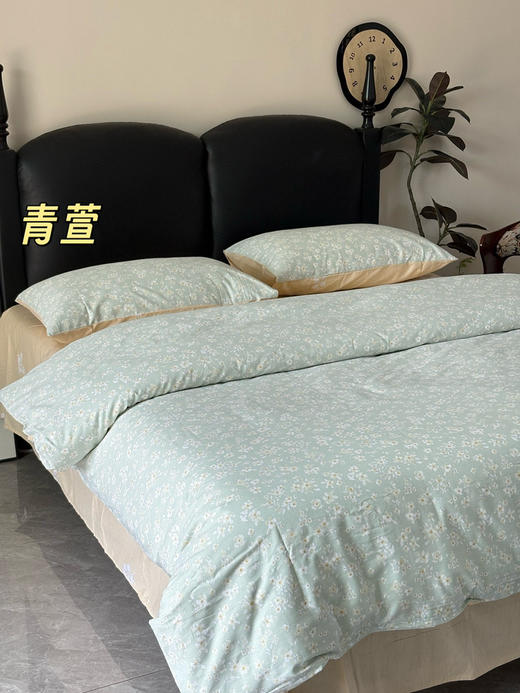 2025秋新款！40支全棉印花四件套 舒适淡雅精梳纯棉床上四件套 四季可用 商品图4