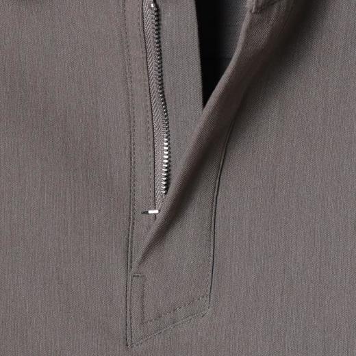 83617SDSA秋冬新款痞帅男装纯色半拉链翻领卫衣下摆松紧设计百搭上衣 商品图3