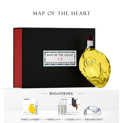 Map Of The Heart心之地图 v.9 wonder奇迹淡香精EDP中性 木质花香调 商品图0