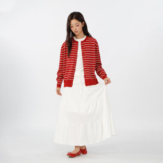 基本款经典条纹开衫-纪念日百货门店同款165144900 商品图3