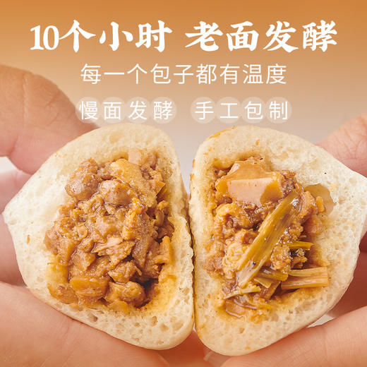 酱香小笼包/净素 有机面粉/顺丰冷链包邮/手工 【一穗堂】 商品图3