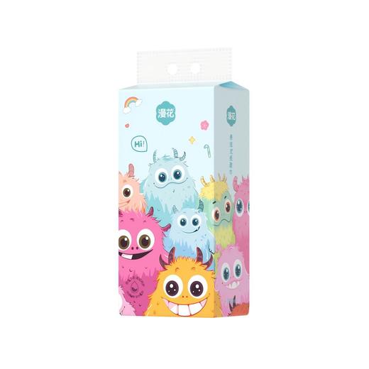 「到手仅4.9一提！悬挂设计」漫花纸巾抽纸悬挂式面巾纸11提整箱 餐巾纸居家日用清洁卫生纸实惠装 商品图4