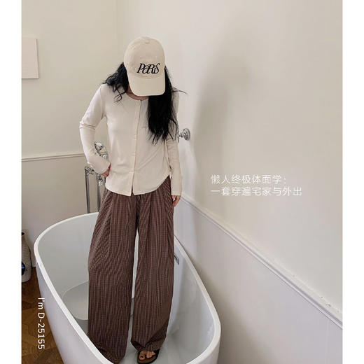 高质极简老钱风舒适睡衣家居服-纪念日百货门店同款164943224 商品图3