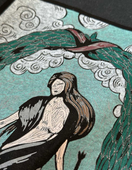 Raw Stone塔罗牌苎麻棉长袖T恤092807 商品图8