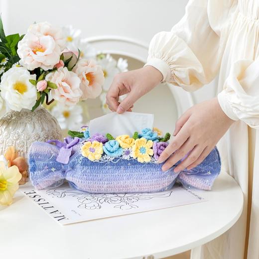 苏苏姐家糖果抽纸盒手工diy编织钩针毛线团自制创意小物材料包 商品图1