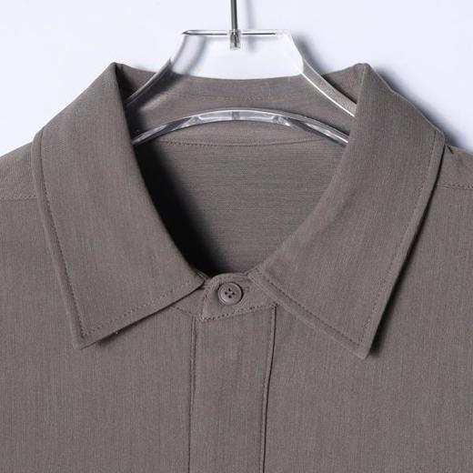 83617SDSA秋冬新款痞帅男装纯色半拉链翻领卫衣下摆松紧设计百搭上衣 商品图2