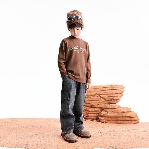 【实体店同款】男童中领针织上衣冬季新款安奈儿童装AB541417 商品图3