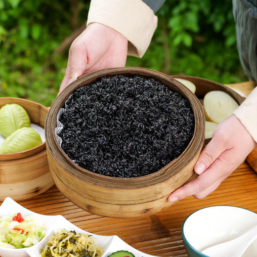 【小来】粉丝专享礼盒装特惠🎁米界“黑珍珠” 宜兴上品乌精米 250g/袋 凝香软糯 自然本味 商品图2