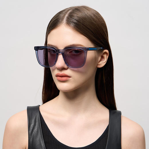 7883901150667 卡尔文克雷恩Calvin Klein CKJ欧美复古大框休闲商务轻奢百搭高清太阳镜男CKJ22651SLB 商品图3