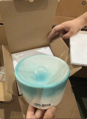 【赠品】渐变陶瓷碗-高款logo版