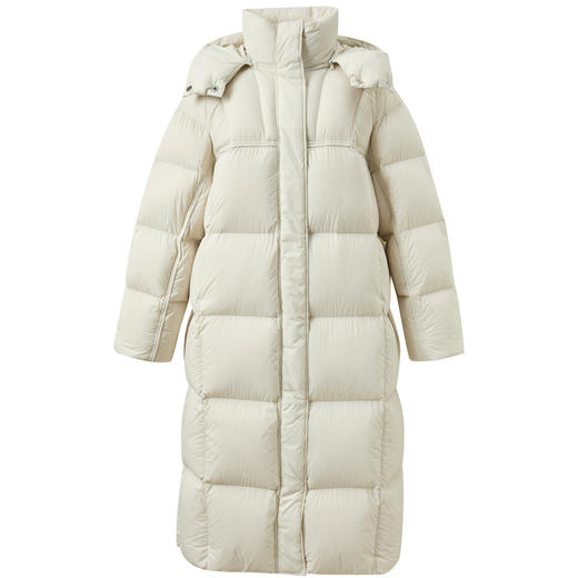 【高蓬高充绒】三彩2025冬季新款90白鸭绒羽绒服防水易打理M 商品图4