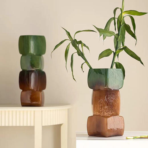 娜家中古琉璃花瓶 商品图4