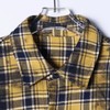 25002SDSA男士秋冬新款痞帅男装韩版扎染撞色格纹格子纽扣翻领长袖衬衫 商品缩略图2