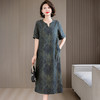 A7769 连衣裙2025新款夏季新款女装宽松妈妈装 商品缩略图0