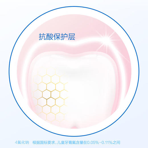 伢牙乐泵装儿童牙膏水润蜜桃冻香型140G 商品图4