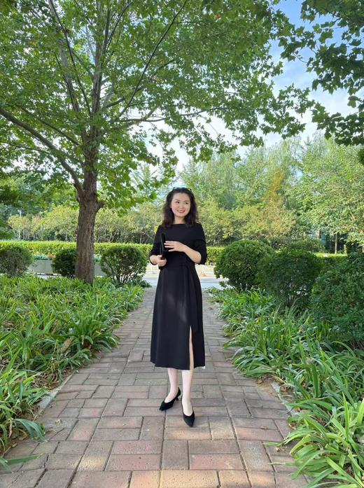 三醋酸前腰带连衣裙 商品图11