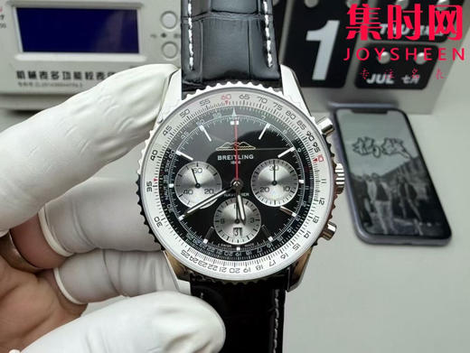 百年灵BLS新款航空计时系列 70周年特别版 航空计时透底 B01计时男士腕表 商品图0