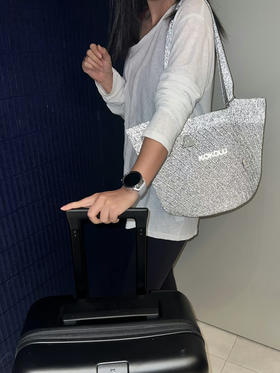 KOKOLU｜Luminous regular daily eight TOTE bag [中号极光环保编织托特包 2色可选]