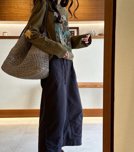 Raw Stone塔罗牌苎麻棉长袖T恤092807 商品图2