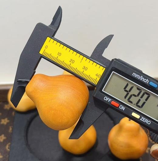 米马杂货 天然檀木梨 手工精致小摆件 商品图3