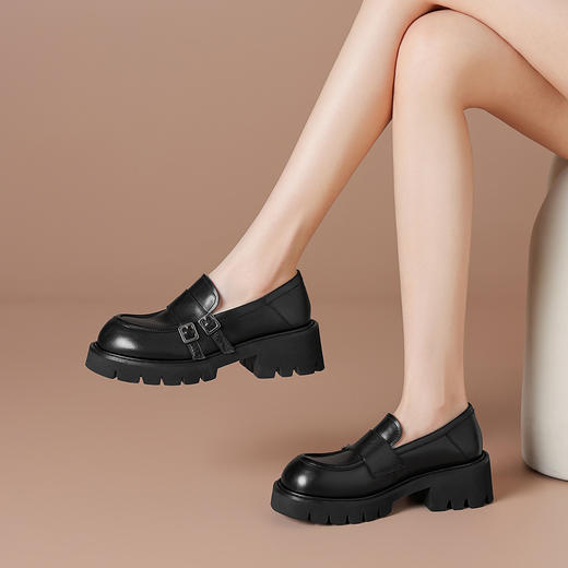 超舒服的厚底乐福鞋2025 商品图1