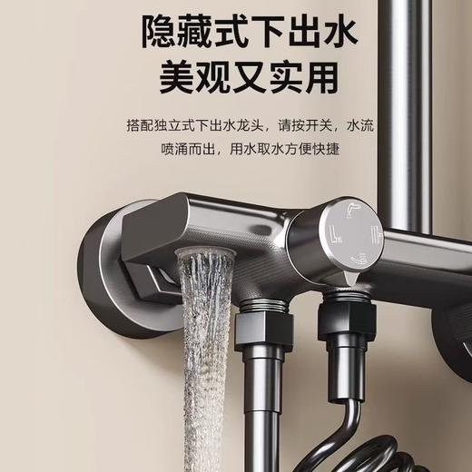 6081-1佐菲四档花洒-枪灰 商品图7