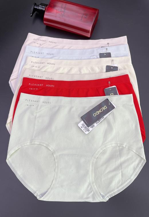 莫代尔裸氨内裤中腰包臀舒适透气女士内裤1215121 商品图2