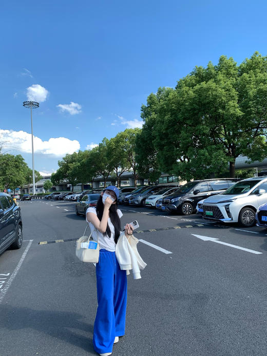 Read Nameless/电光蓝韩系休闲裤  2025/9/29 商品图3