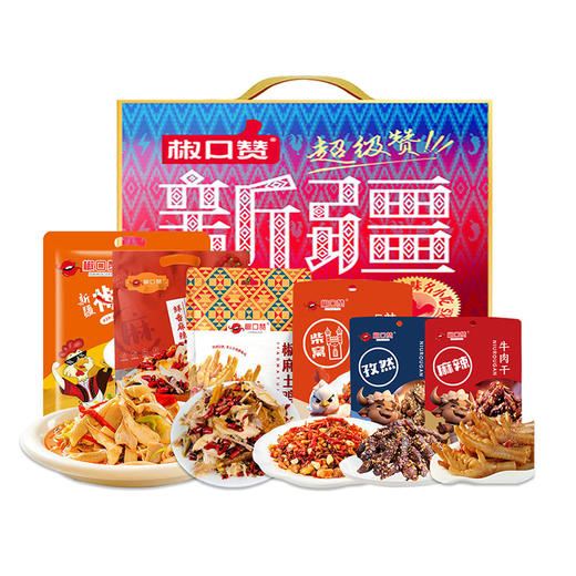 椒口赞·六六大顺新疆风味礼盒2190g（6款特色新疆美食） 美味大集合 尝遍新疆地道美味 商品图0