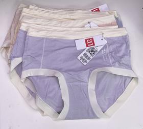 莫代尔棉中腰包臀舒适透气女士内裤1215020