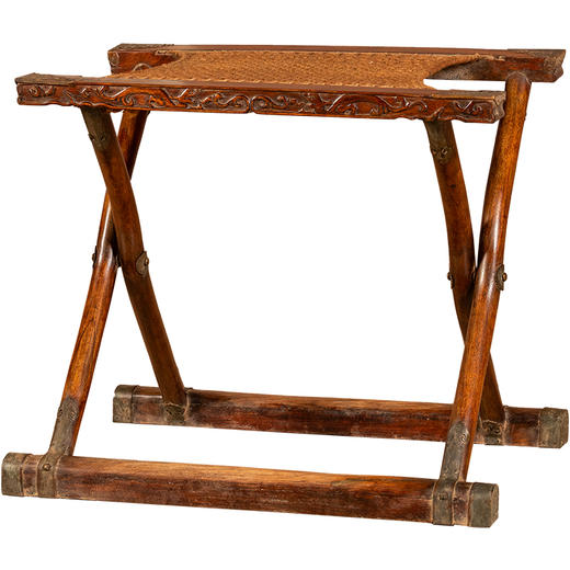 清	黄花梨螭龙纹交杌 商品图5