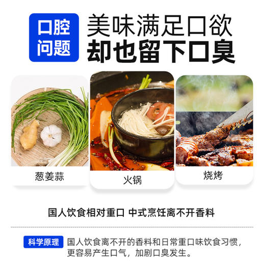 买二送一【24小时持久清新口气】阿尔卑斯口香牙膏减轻口臭持久薄荷因子减少口腔异味清新口气130g 商品图2