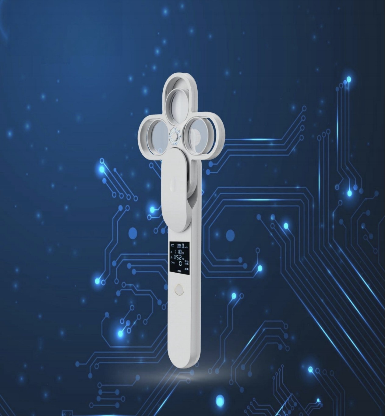 3Esilicone调节训练器电动反转拍视力卡训练自动翻转拍近视远视弱视调节镜