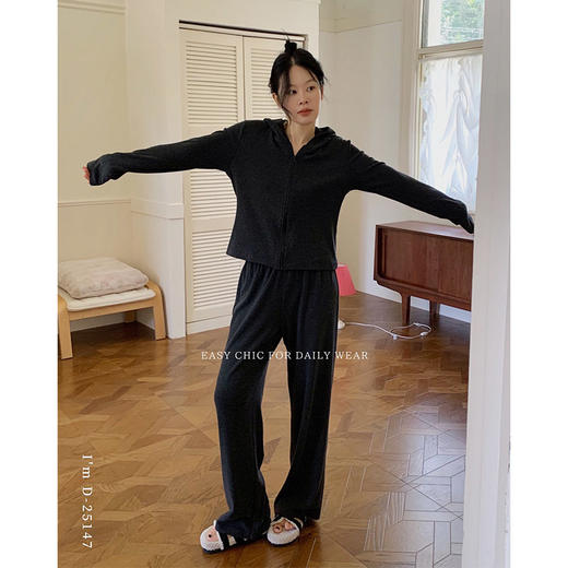 高质极简老钱风休闲家居服-纪念日百货门店同款164943110 商品图2