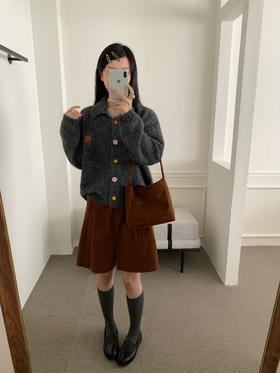 YW多巴胺彩色扣翻领针织毛衣(LH)(LD)-纪念日百货167143695