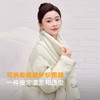 【宋轶同款】[易打理]三彩2025冬季新款围脖羽绒服90白鸭绒宽松中长外套M 商品缩略图1