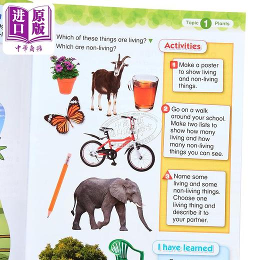 【中商原版】Collins International Primary Science Students Book 1 柯林斯国际小学科学学生书1 英文原版剑桥生物化学物理 商品图3