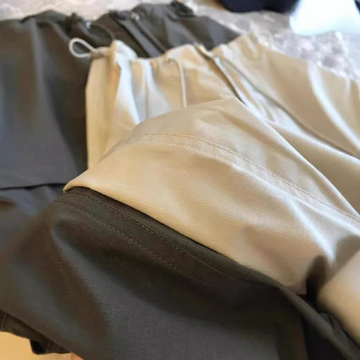 【断码清仓 无退换】喜欢的飙泪啊啊啊！！日单工厂，户外运动感抽绳工装宽松休闲裤女 商品图1