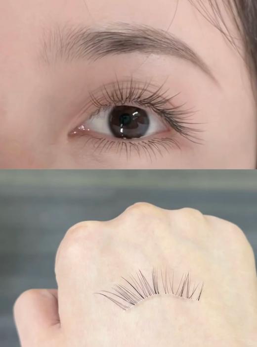 3秒贴好  艺梦假睫毛  新手友好免胶轻松卸  水冲风吹不掉 持久一整天 送镊子 商品图4