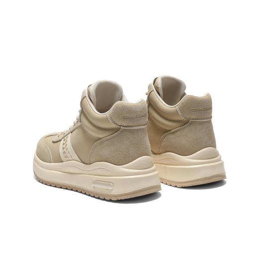 BF楼 百丽女鞋子复古高帮加绒阿甘鞋冬季舒适厚底增高休闲短靴E5V1DDD5 商品图3