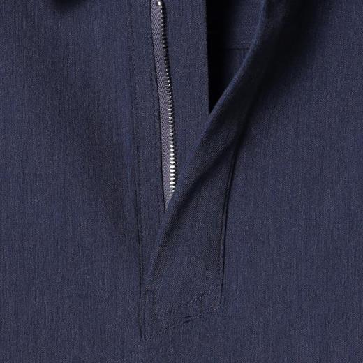 83617SDSA秋冬新款痞帅男装纯色半拉链翻领卫衣下摆松紧设计百搭上衣 商品图3